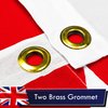 G128 UK United Kingdom Flag | 3x5 Ft | LiteWeave Series Printed 100D Polyester | Country Flag, Vibrant Colors, Brass Grommets