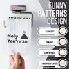30th Birthday Decorations Toilet Paper for Men & Women - Funny Design Novelty Great Hilarious Gag Laugh – Eco-Friendly, Ultra Soft & Comfortable – Perfect for Birthday Christmas & Party Supplies