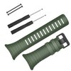 Fintie Watch Band Compatible with Suunto Core, Rubber Accessory Strap Replacement Wrist Sport Bands w/Metal Clasp Compatible with Suunto Core Smartwatch, Olive