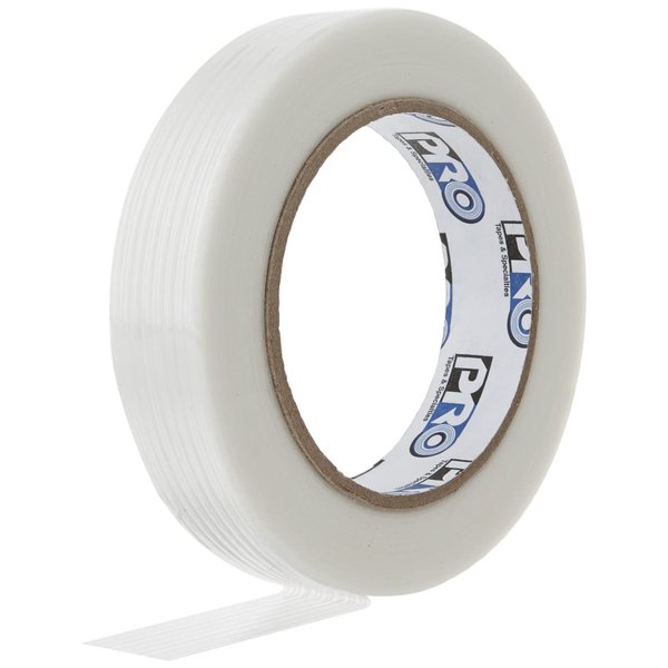 ProTapes Pro 180 Synthetic Rubber Economy Filament Reinforced Strapping Tape with Polypropylene Backing, 60 yds Length x 1" Width (Pack of 1)