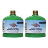 Flame King FK-0.5LB-2 (1/2LB) Refillable Empty Propane Cylinder Tank for Small Propane Lamps, Lanterns and Camp Stoves (2-pack)
