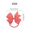 inSowni 40 Pack/20 Pairs Grosgrain Ribbon Bow Hair Ties Elastics Pigtail Ponytail Holders Bands Ropes Scrunchies for Baby Girls Toddlers Kids Children Teens
