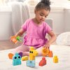 MEGA BLOKS Fisher-Price Toddler Building Blocks Toy Set, Rock ‘n Rattle Safari with 15 Pieces, 3 Buildable Animals, Ages 1+ Years