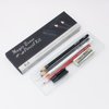 Brow Pencil Kit Waterproof Eyebrows Pencil Tattoo Makeup And Microblading Supplies Permanent Peel-off Eye Brow Pen Set with 4 Colors（Black,Dark Brown,White,Red)