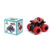 AHYCS Monster -Truck -Toys, Friction Powered Monster Trucks for Boys, Push and Go Vehicles Toy for Kids, Inertia Vehicle, Stunt On-Road Vehicle, Great for Birthday Party Gift for Boys Girls (Red)