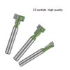 TOTOWOOD Keyhole Router Bits Set, 1/4" Shank Router Bit Set ，6 pcs Router Bit Set 1/4 & 5/16 & 3/8 & 9/16 & 1/2 & 5/8 Inch Blade Diameter