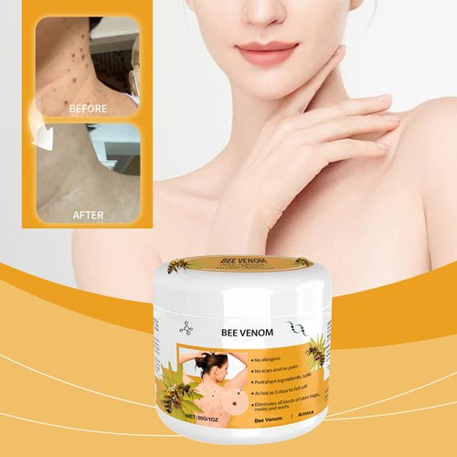 2PCS Bee Venom Repair Cream, Hydrating Moisturizing Cream, Natural Honey Bee Venom Repair Cream Remove Spots for Men&Women, Bee Venom Moisturizing Cream for All Parts of the Body (2*30g)