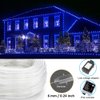 Solhice 75ft LED Rope Lights Blue Outdoor, 280 LEDs Waterproof Dimmable Christmas LED Tube Light with Timer for Deck, Patio, Wedding, Bedroom Indoor Decor (Not Connectable)