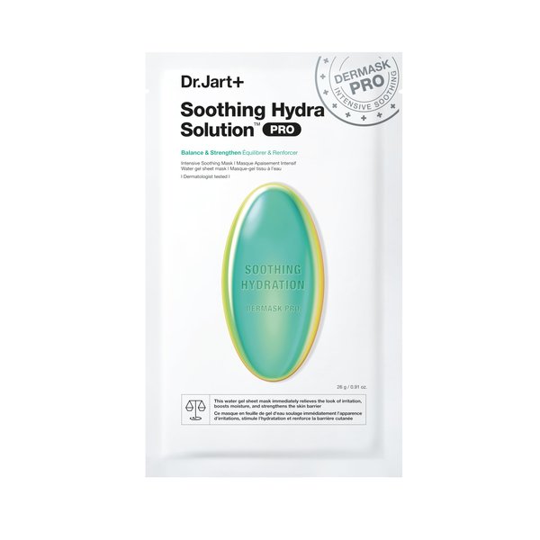 DR.JART+ Dermask™ Soothing Hydra Solution™ Face Mask for Visibly Irritated Skin, 0.92 Ounce