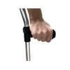 Crutcheze Forearm Crutch Hand Pads | Pair of Crutch Cushions for Hands | Crutch Hand Grip Accessories - Padding for Crutches Handle Mobility Aid (Black)