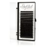 Mixed D-Curl Black Synthetic Mink Eyelash Extension Tray by INFINIT | 16 Rows - Thickness: 0.15mm or .20mm X Lengths: 8mm~15mm | For Individual Lash Extensions (0.15)