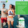 Renew Actives Coconut Oil Supplement - Source of Antioxidants & Natural Fatty Acids - for Health & Overall Wellness - 120 Softgels