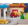 Driven by Battat – 25pc Drive-Thru Playset – Mini Car Track Set – Food Truck, School Bus, Pick-up, Camper Van & More – Gift Car Toys for 3 Year Old+ – Various Driving Routes