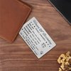 DEGASKEN Happy 29th Birthday Card, 29 Year Old Birthday Gifts for Men Women Him Her, Permanent Engraved Steel Wallet Card