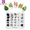 KADS Nail Art Stamp Plate Overprint Butterfly Flower Leaves Series Nail stamping plate Template Image Plate Nail Art DIY Decoration Tool