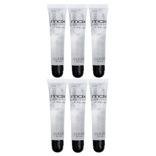 Max Makeup Cherimoya Clear Lip Polish bulk (ClearPeachStrawberry)