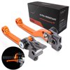 JFG Racing CNC Foldable Brake Clutch Levers for 350 450 SX SXR SXF XCF XCFW XCRW XCW EXCR EXC 125 150 200 250 300 350 500 SX XC EXC XCFW XCW SXF XCF EXC EXCF(SIX Days) 14-22
