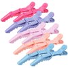 OBSCYON Plastic Non Slip Hair Clips for Women, Professional Alligator Hair Clips, Hair Styling Clips Sectioning Clips of Hair Salon (10PCS Macaroon)