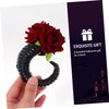 1 Pair Devil Horn Hair Clips Halloween Gothic Rose Ram Horn Hair Clips Sheep Horn Devil Horn Hair Barrette Hairpins for Halloween Party Festival