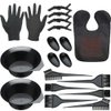 Pangogogo 19Pcs Hair Dye Kit, Easy to Handle Hair Dye Brush, Convenient & Sturdy Hair Dye Bowl And Brush for Professional Salon, SPA & At-Home Use
