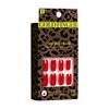 Gold Finger Full Cover False Nails Kit with Glue, Solid Color, Ready to Wear Gel, Medium, Long Length Nails (Holding U)