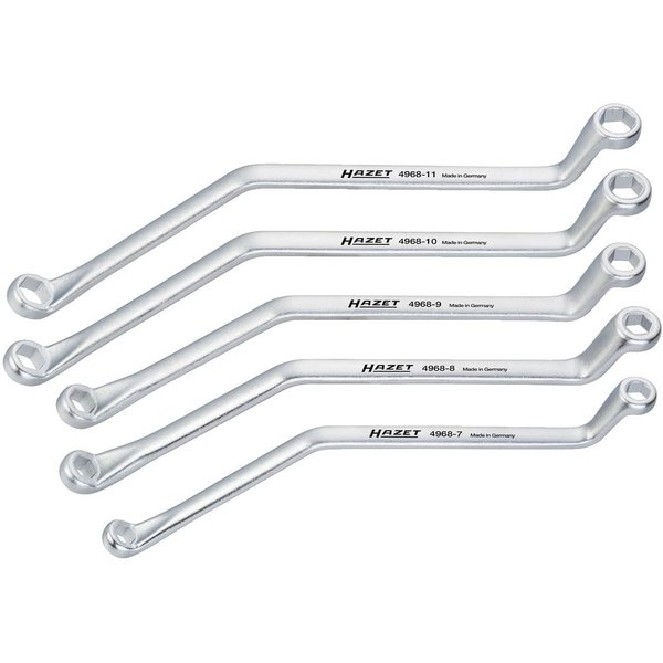 HAZET 4968/5 Hexagon Profile Brake Bleeding Wrench Set - Multi-Colour