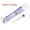 50 Pack 12ml Dental Syringe with Curved Tip for Oral Dental Care, Lab, Feed Small Pet