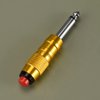 Tattoo Foot Pedal Switch, ATOMUS Cordless ON/OFF Switch Pedal Controller Lightweight Tattoo Pedal Plug for Tattoo Machine Power Supply (Gold)