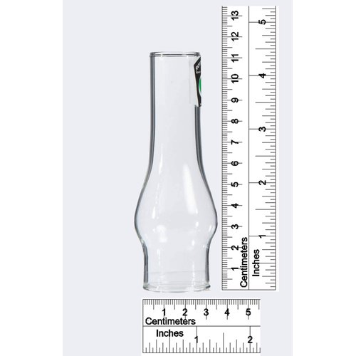 B&P Lamp TINY 1 1/4 Inch Base by 4 1/2 Inch Tall Clear Glass Chimney for Miniature Oil Lamps and Lighting