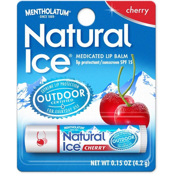 Natural Ice Medicated Lip Protectant/Sunscreen SPF 15, Cherry 48 ea