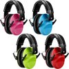 4 Pcs Kids Ear Protection Earmuffs Hearing Adjustable for Noise Reduction for Toddlers 27NRR Noise Cancelling Earmuffs (Pink,Green,Blue,Red)
