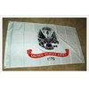 Flag 3X5 3Ft X 5Ft White Us Army Official Logo Double Sided 2Ply Banner Grommets