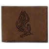 Men's Tribal Eagle -1 Handmade Natural Genuine Pull-up Leather Wallet MHLT_03
