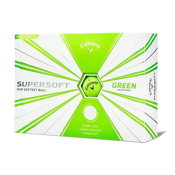 Callaway Golf Supersoft Golf Balls (Matte Green), Prior Generation