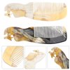 Healifty 2pcs Phoenix Horn Comb healthy comb sheep horn comb ox horn hair comb natural horn comb hair combs for women beard comb phoenix hair comb mens comb manual wooden comb horns women's