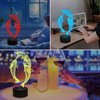 FULLOSUN Night Light for Kids Ocean Dolphin 3D Night Light Porpoise Bedside Lamp with Remote Control 16 Color Changing Xmas Halloween Birthday Gift for Child Baby Girl