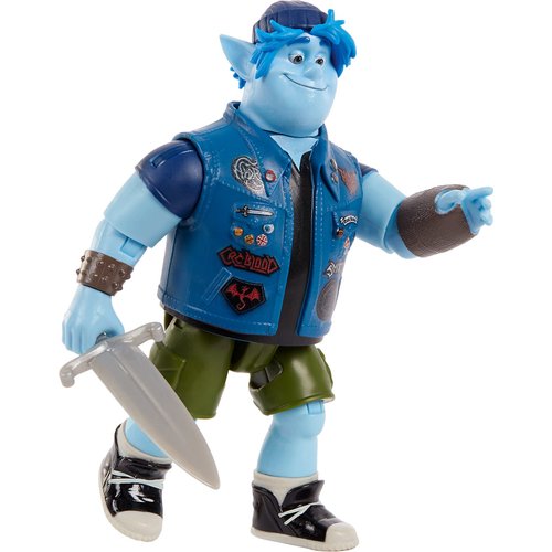 Mattel Pixar Onward Core Figure Barley Character Action Figure Realistic Movie Toy Brother Doll for Storytelling, Display and Collecting for Ages 3 and Up​