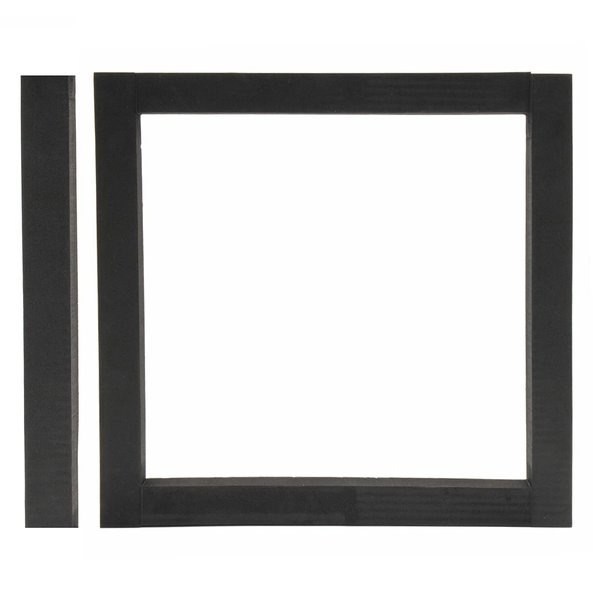 RecPro 14" x 14" Universal RV Roof Air Conditioner Gasket | Closed Cell Foam Seal for AC Install | Adhesive Backing
