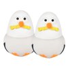 Set of 2 Seagull Squishy Squeeze Stress Ball Soft Doh Filling - Like Shaving Cream - Sensory Gull Pigeon, Fidget Toy