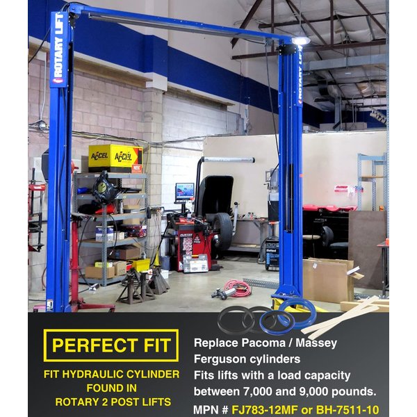 For Rotary Lift 2 post Cylinder Seal Rebuild kit for Pacoma/Massey Ferguson Cylinder, FJ7311, Replace FJ783-12MF, BH-7511-10