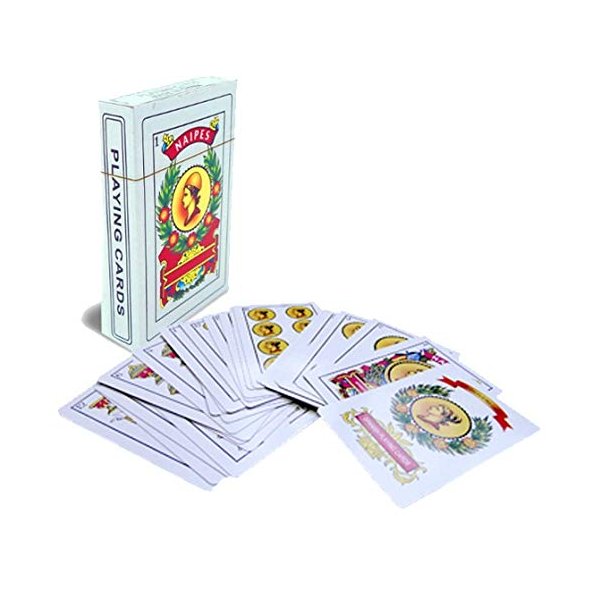 Liliane Collection Playing Cards - Full Deck with 50 Cards - Smooth Plastic Coated Cards – Beautifully Artistic Traditional Design
