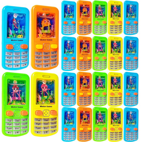 Desyeryamimi 24 Pack Handheld Water Ring Games For Kids Party Favors Goodie Bags Stuffers Return Gifts For Kids Birthday Classroom Prize Box Back to School Valentines Day Gift
