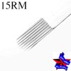 Tattoo Needles,New Star Tattoo 50PCS 15RM Curved Round Magnum Sterile Disposable Tattoo Needles Supply 1215RM