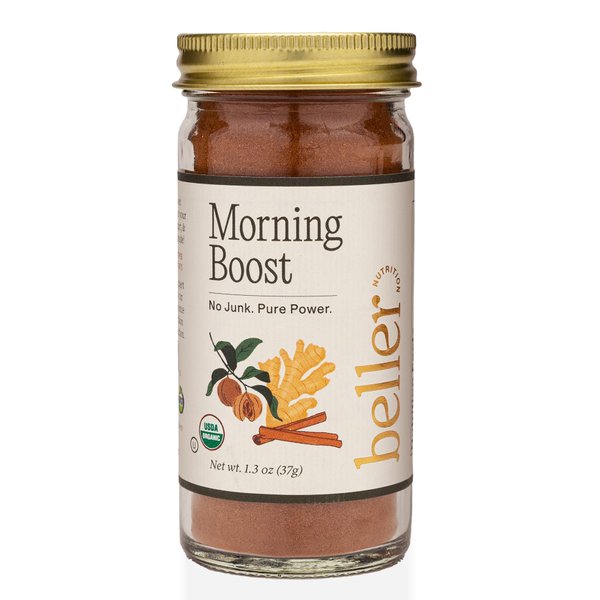 Beller Nutrition MORNING BOOST Organic Ceylon Cinnamon Spice Blend | 1.4 oz | Organic Ceylon Cinnamon Powder & Allspice Seasoning for Smoothies, Cereal & Use for Organic Cinnamon Powder Recipes