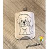 Maltese Puppy Hand Sanitizer and/or Lip Balm Holder