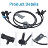WMPHE Compatible with 2 pcs Front ABS Wheel Speed Sensor Chevy Suburban Silverado Tahoe GMC Yukon Cadillac Escalade 1996 1997 1998 1999 2000 2001 2002 2003 2004 2005, Left & Right 15991986 15997039