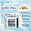 KevKev DIY Lash Extension Kit 3D Fluffy Eyelash Extension Kit 120 Pcs Lash Clusters Kit Individual Lashes Kit Mixed C/D Lash Bond and Seal Lash Glue Lash Remover (Bluebell,10-16mix)