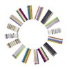160pcs Multi Colored Bobby Pins 2-2.5 Inches Metallic Barrettes Hair Clips for Women