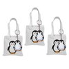 Mirabuy 24 Pack Penguin Keychains Key Rings for Polar Arctic Winter Animals Party Favors, Polar Animals Lovers Gifts Birthday Party Favors