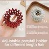 Sizobi 3 Pcs Bird Nest Magic Hair Clip,Hair Accessories for Women, Expandable Hair Bun Maker, Hair clips for Thick Thin hair, Hair Clips for Women and Girls, Ponytail Holders, Hair Bun Clip